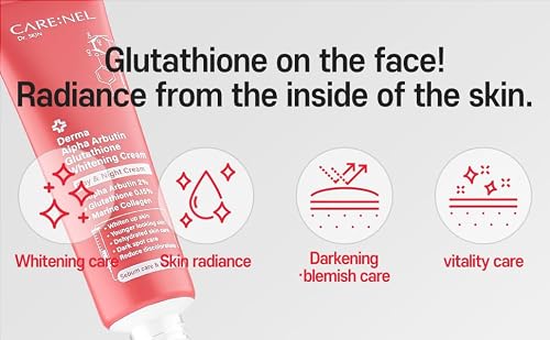 derma alpha arbutin glutathione whitening cream CARE:NEL Whitening Cream for face Korea Derma Alpha Arbutin Glutathione  1.52fl.oz/45ml in Saudi Arabia