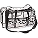 Casemetic Clear Tote Travel Bag with 6 External Pockets and Shoulder Strap for Makeup Artist, Large