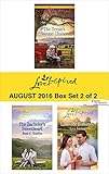 Harlequin Love Inspired August 2016 - Box Set 2 of 2: The Texan's Second Chance\The Bachelor's Sweetheart\Lakeside Romance