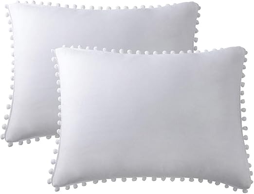Amazon Com Ojia White Size Pillow Cases Set Of 2 Ultra Soft Bulk