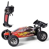 GPTOYS S915 RC Car 18+Mph 2.4Ghz Remote Control Car 1:12 Scale 2WD Waterproof Off-road Monster Truck-Best Gift for Kids and Adults (Red)