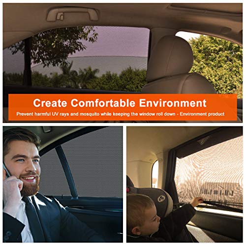 6 Window+Universal+Sunshades+Breathable+Shield
