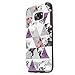 OTTERBOX Symmetry Series Case for Samsung Galaxy S7 - Frustration FRĒe Packaging - Perfected Angles (White/Damson Purple/Graphic)