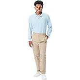 French Toast Mens Straight Fit Stretch Twill Chino PantPants