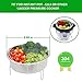 ZOEES Popular Instant pot accessories Set 6 in 1 - Steamer Basket Rack & Egg Bites Mold & Egg Steamer Rack & Silicone Pinch Mitts & Silicone Pot Pad - Fits Instant pot 5/6/8 quart Pressure Cooker