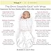 SwaddleDesigns 6-Way Omni Swaddle Sack Arms Up Swaddle for Newborn, More Options to Calm Startle Reflex, Improves Sleep, Easy Transition Baby Sleep Sack, Small, 0-3 Mo, 6-12 lbs, Tiny Arrows Black