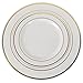 Exquisite 40 Gold Line Plastic Plates (20-dinner 20-dessert) Set Premium Heavyweight Plastic Wedding Like China…