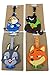 Finex 4 Pcs Set Zootopia Judy Hopps Nick Wilde Flash Silicone Travel Luggage Baggage Identification Labels ID Tag for Bag Suitcase Plane Cruise Ships with Belt Strap