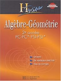 Algèbre-géométrie