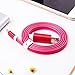 Bambud Lightning Cable, Flowing LED Light Up iPhone Charger Cable 3 ft USB A to Lightning Sync and Charging iPhone Cable Cord for iPhone X/8/7/7 Plus/6s/6s Plus/6/6 Plus/5s/5c/5/iPad/iPod (iOS Red)