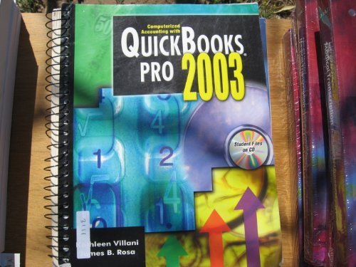 Quickbooks Pro 2003 by Kathleen Villani