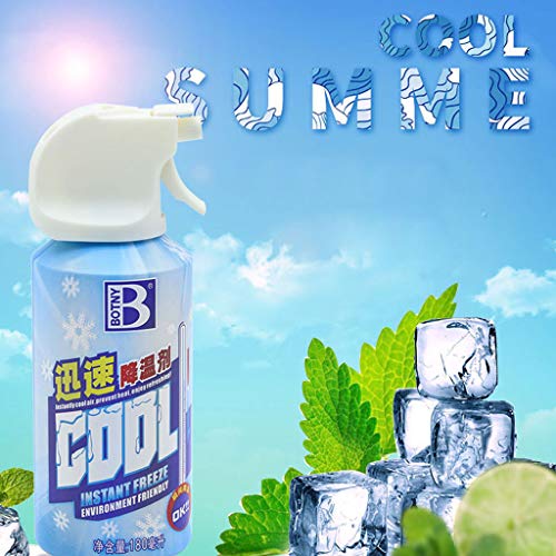 COM1950s Summer Fast Car Cooling Agent Single Ice Spray Quickly Summer Vehicle car Cooling Spray (Blue, 1PC) - Thumbnail 3
