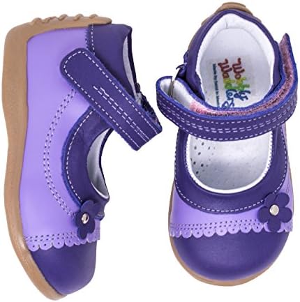 Wobbly Waddlers Flat Shoes with Arch Support for Toddler Girls' First Steps