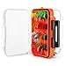 Fly Fishing Flies Kit with Box, Dry Wet Flies, Nymphs, Streamers for Bass Salmon Trout Fishing 120Pcs/64Pcs
