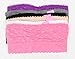 Pinkin's 6 Pack Lace Tube Top Bandeua (2XL) Black, Purple, Gray, Beige, White, and Pink