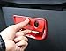 opar Red Co-pilot Storage Box Handle Cover Trim for 2011-2018 Jeep JK Wrangler & Unlimited