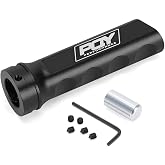 PQY Aluminum Handbrake Cover Brake Sleeve Handle Protector Universal Black