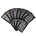 ACELION Playing Cards Waterproof Plastic Diamond Poker Playing Gift Cards (Printing Black Diamond)