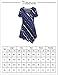 Timeson for Women Casual Tops, Short Sleeve Deep Scoop Neck Handkerchief Hem T-Shirt Flowy Tunic Top Deep Blue Large