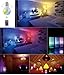 Aifulo LED Color Changing Light Bulb, 4 Pack 3W Dimmable RGB Light Bulbs, E27 E26 Screw Base RGBW 16 Color with IR Remote Control for Home Bar Party KTV Stage Mood Ambiance Lighting
