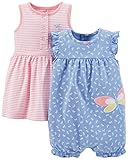 Carter's Baby Girls' 2 Piece Dress & Romper Set (Baby)