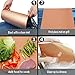 SS SHOVAN Copper BBQ Grill Mat Set of 3,100% Non-Stick Gold BBQ Barbecue Baking Approved, PFOA Free, PTFE Coated and Reusable for Gas, Electric Grill,Charcoal and More -15.75 x 13 Inch