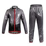 WOLFBIKE NEW Raincoat Rain Jacket Windproof Waterproof Hooded Cycling Raincoat Pants