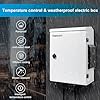Cold Steel Outdoor Electrical Box With Thermostat And Fan, Cold-Rolled - View #14