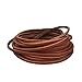Mudder 3.5 mm Flat Genuine Leather Strip Cord String, Brown