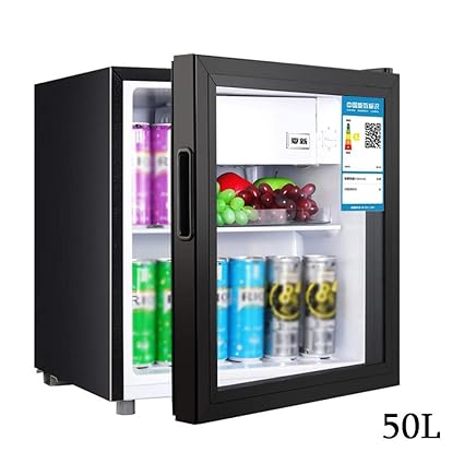 Amazon.es: WYJW Refrigerador portátil de 50 l Hogar Mini Vidrio ...