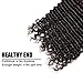 Dinoce Compatible with Longqi Brazilian Deep Wave Bundles Unprocessed Virgin Deep Curly Hair 3 Bundles Remy Human Hair Weave (18 20 22 Inch, Natural Color)