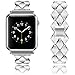 Rockvee Compatible Apple Watch Band 38mm 42mm, Metal Bracelet Business Replacement Wristband Bands iWatch Nike+, Series 3 2 1, Sport, Edition, Women Men, Silver, Rose Gold, Black, Gold