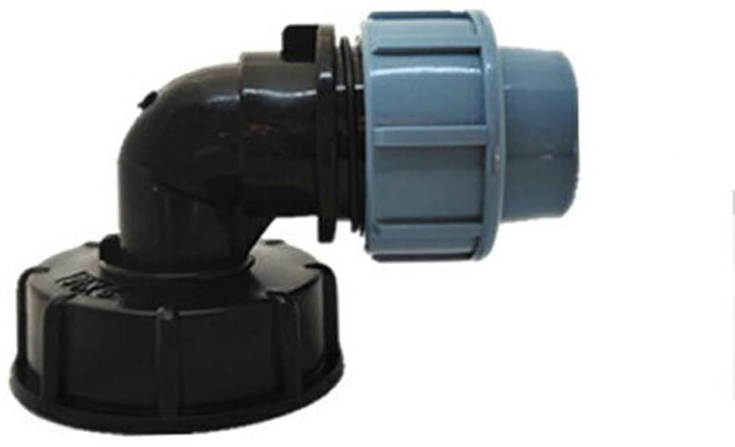 Boxonly Garden Connectors S60x6 Adapter IBC Tank Thread Connector Water Pipe Fittings Elbow Outlet 25mm