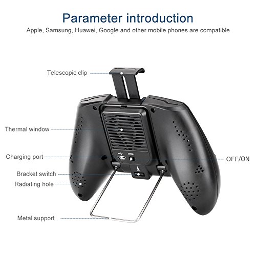 image for Eletorot Phone Cooling Pad, Portable Phone Radiator, Muti-functional C