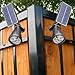 Solar Spot Lights Outdoor Dusk to Dawn Bright Spotlights White LED Spotlight Waterproof Spot Light Sogrand Adjustable On Wall or Ground for Flag Fence Deck Patio Yard Driveway Garden Landscape 2Pack