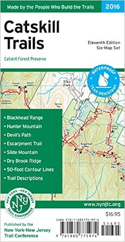 Catskill State Park Map Pdf Catskill Trails Map (Old Edition, Update Available): New York-New Jersey  Trail Conference: 9781880775974: Books