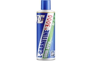 Ronnie Coleman Signature Series L-Carnitine XS 3000 Liquid, Amino Acids Metabolism and Lean Muscle Strength Support, Stimulant Free, Sugar Free, Zero Carbs, Sour Apple, 16 Oz