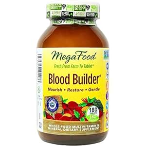 Amazon.com: MegaFood Blood Builder Energy Boosting Iron ...