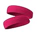 HOTER Sportline Head Band, Terry Cloth Headband, Sweat Band (2Pcs/3Pcs Pack)