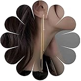 Andelaisi Boho Crystal Tassel Earrings Gold Long Chain Earrings Vintage Rhinestone Tassel Chain Earrings Wedding Bridal Crystal Chain Tassel Earrings Jewelry for Wedding Party