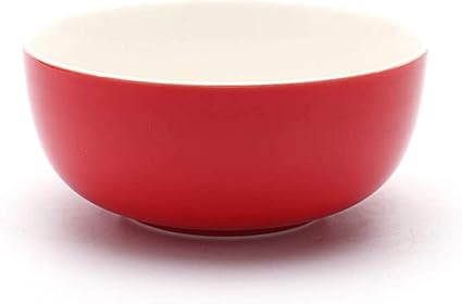 Ks Rote 6-Zoll große Keramikschale, gewöhnliche robuste, haltbare