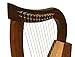 Roosebeck Baby Harp TM, 12 Strings, Knotwork