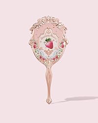 Flower Knows Strawberry Rococo Hand Mirror,Portable