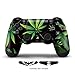 Skins for PS4 Controller - Stickers for Playstation 4 Games - Decals Cover for PS4 Slim Sony Play Station Four Controllers PS4 Pro Accessories PS4 Remote Dualshock 4 Skin - Weeds Black