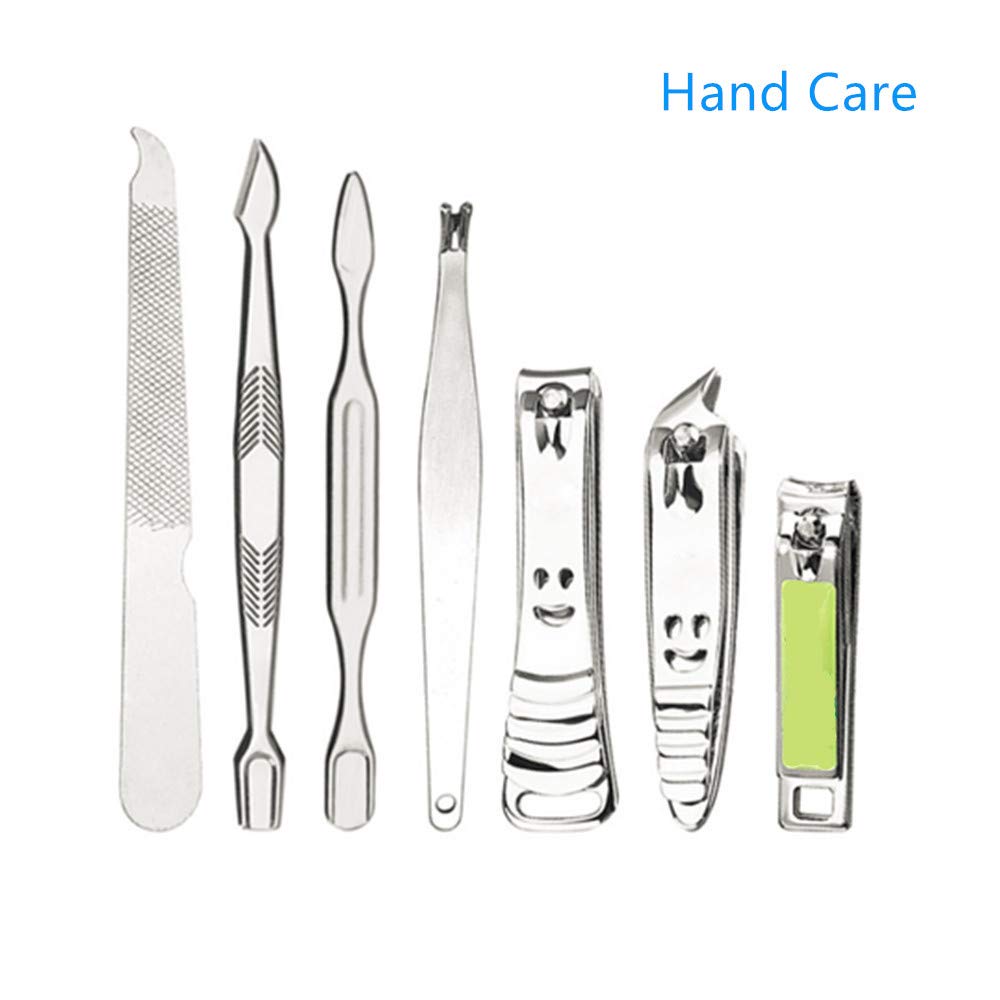 Manicure Set, Nail Clippers, 15 PCS Pedicure Kit With Stainless Steel, Perfect Gift with Black Case for Women and Men : Beauty