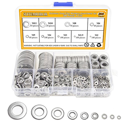 4 Sutemribor+Stainless+Steel+Washers+Sizes