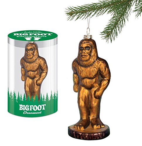 Accoutrements Bigfoot Glass Ornament Christmas Tree Decor Gift Funny Gift