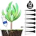 DCZTELG Plant Waterer Spikes Devices System-Automatic Drip Irrigation Watering Care Your Flower Travel Forgetting Potted Plants Black&White (12pack)