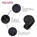 KRSI Fashion Hairstyles Black Mix Brown Synthetic Wigs for Black White African American Women Heat Resistant Natural Wavy Women's Custom Cosplay Party Wigs 14inch+Free Wig Cap
