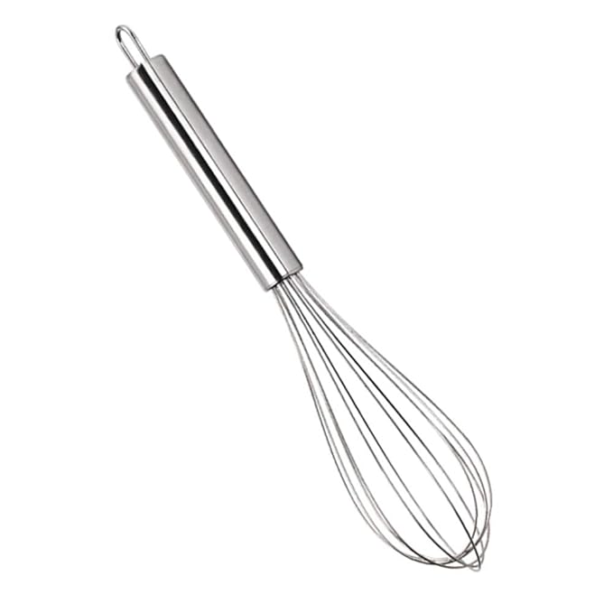 Egg Whisk, LKY Stainless Steel Whisk Kitchen Balloon Hand Stainless Whisk for Blending Whisking
